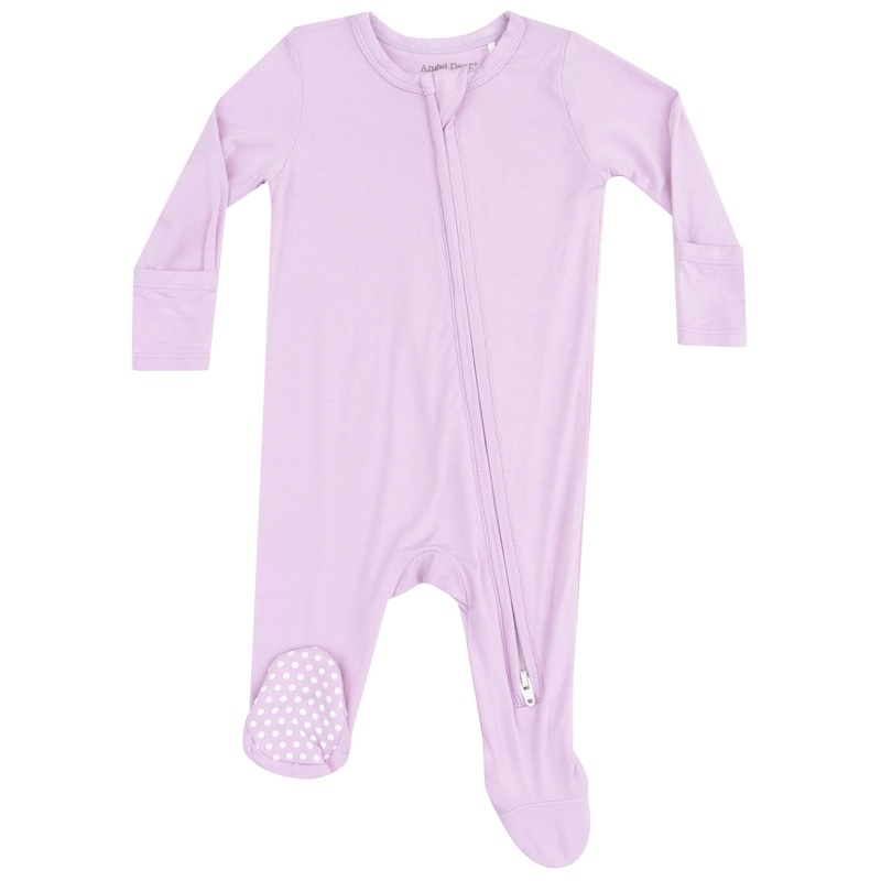 2 Way Zipper Footie – Solid Winsome Orchid