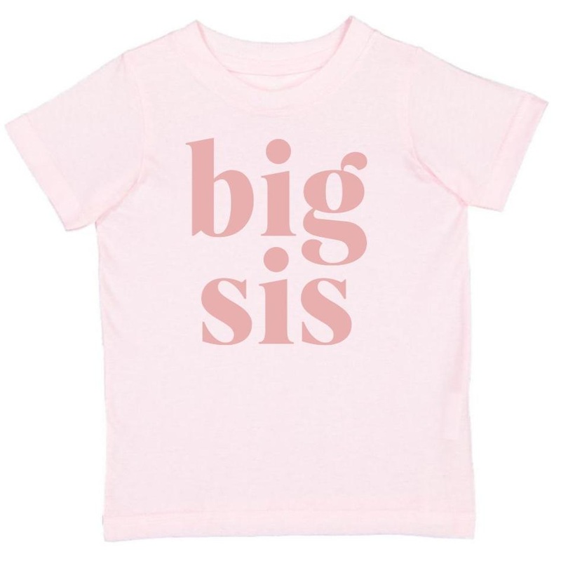 Big Sis Tee – Ballet Pink