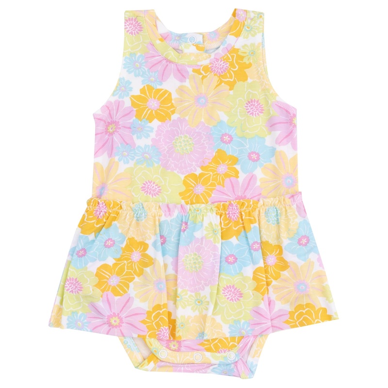 Bodysuit with Skirt – Sunny Dahlias