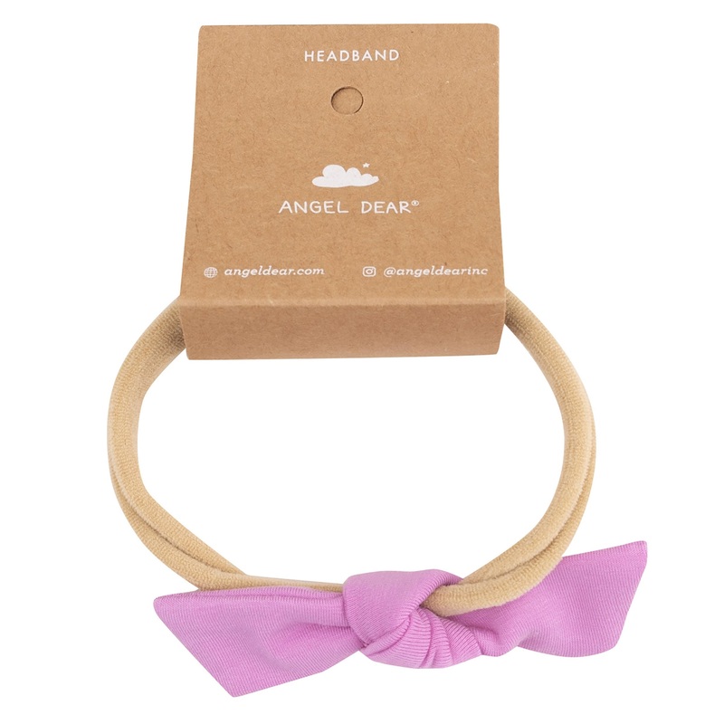 Bow with Nylon Headband – Solid Cyclamen