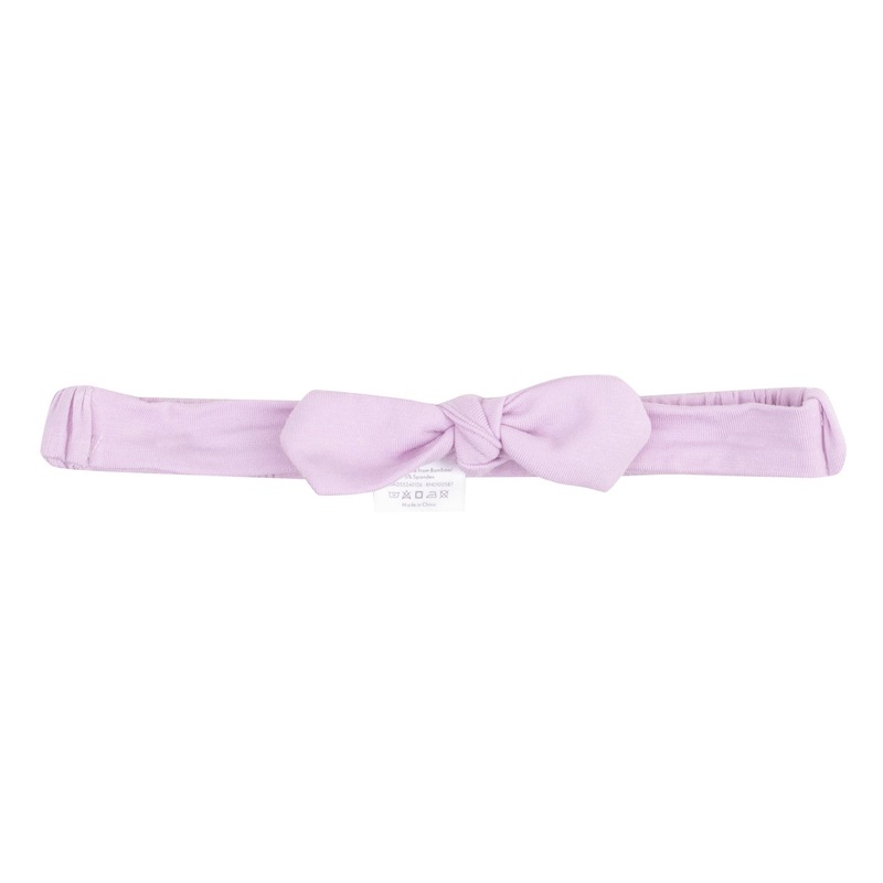 Bow with Nylon Headband – Solid Winsome Orchid