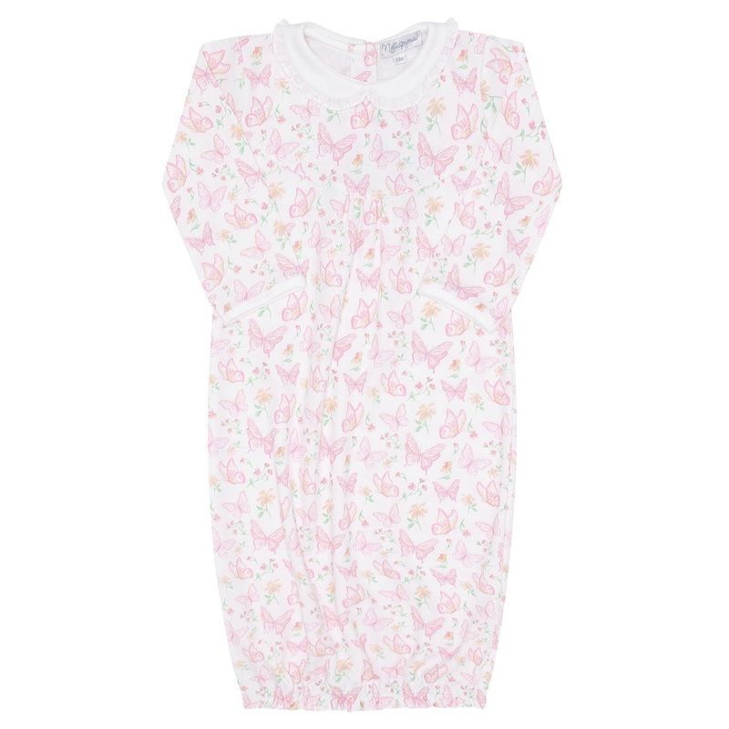 Butterflies Print Gown