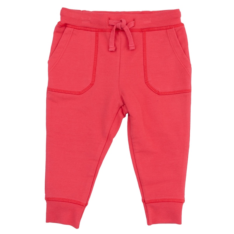Jogger Pant – Red French Terry