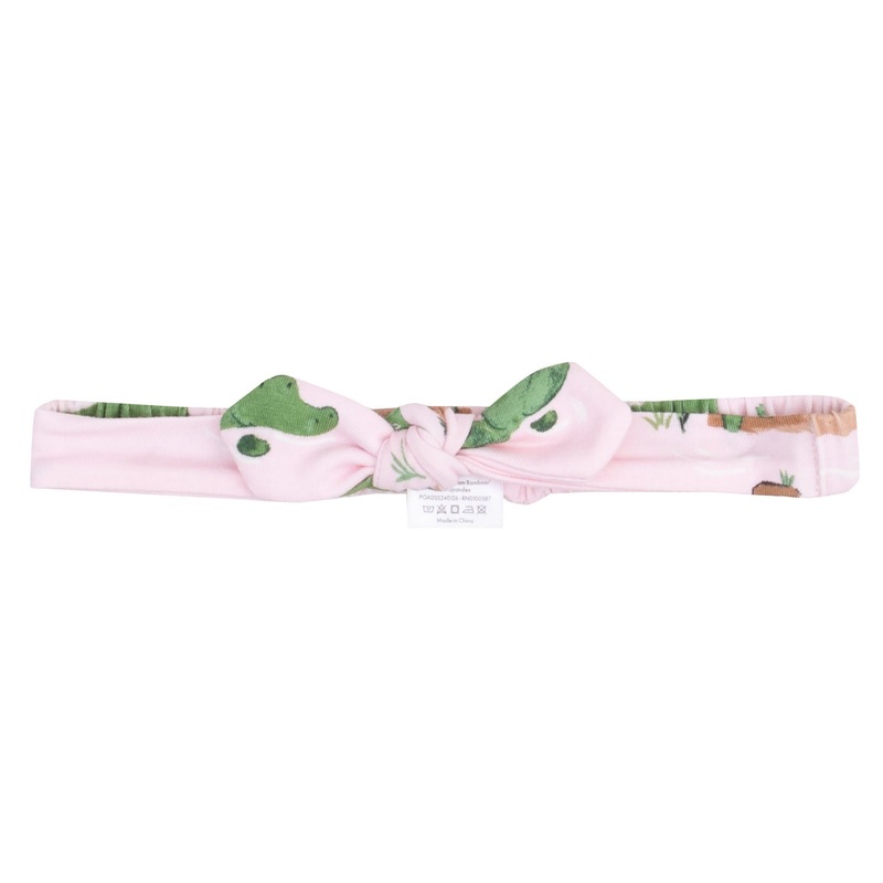 Knot Headband – Alligator Pink