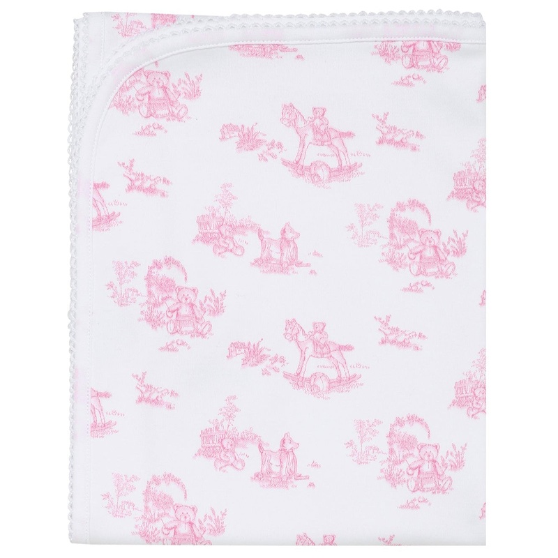 Pink Toile Blanket