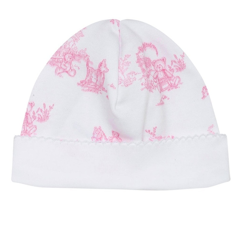 Pink Toile Hat