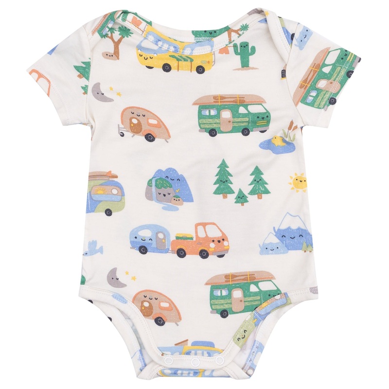 Short Sleeve Bodysuit – Friendly Campers