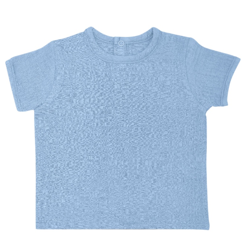 Muslin Short Sleeve Shirt – Blue
