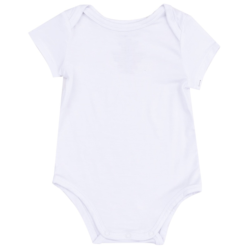 Short Sleeve Bodysuit – Solid White