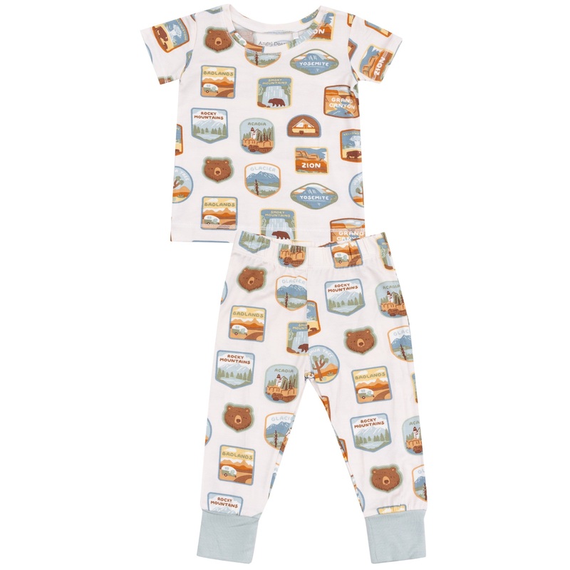 Short Sleeve Loungewear Set – National Park Patches