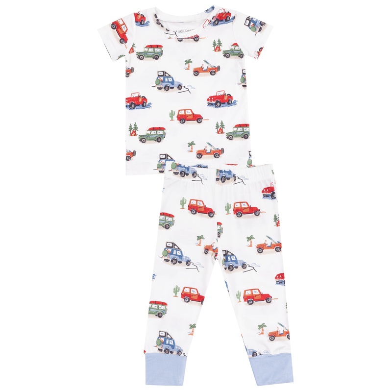 Short Sleeve Loungewear Set – Off-Road Adventure
