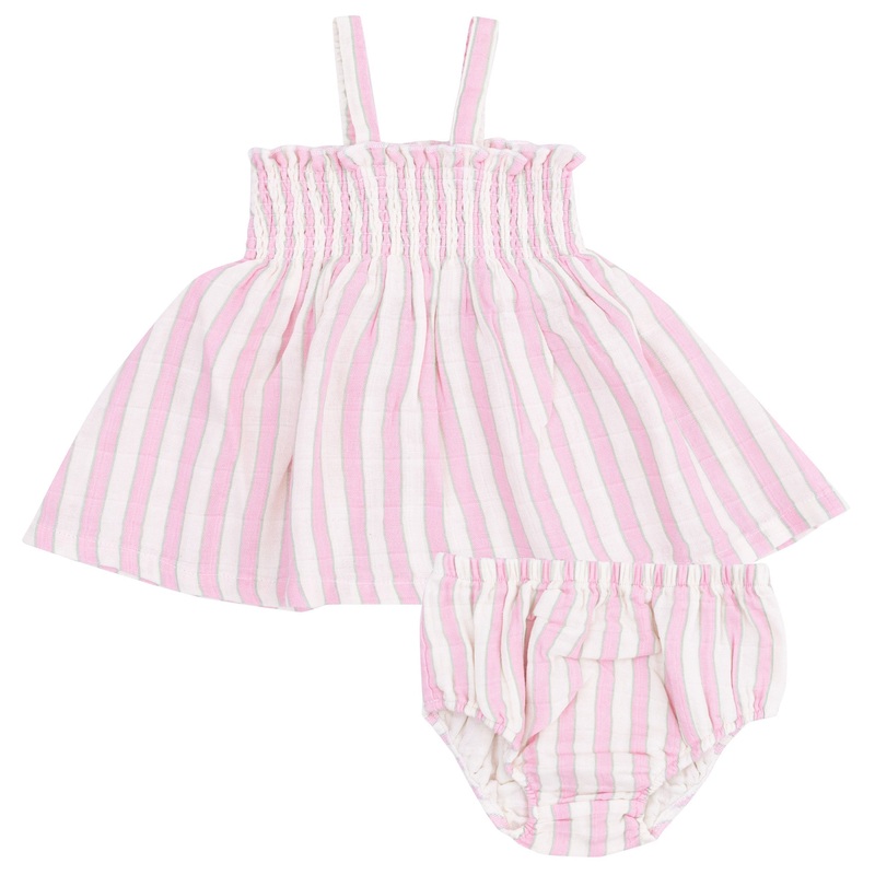 Smocked Top & Bloomer – Candy Stripe