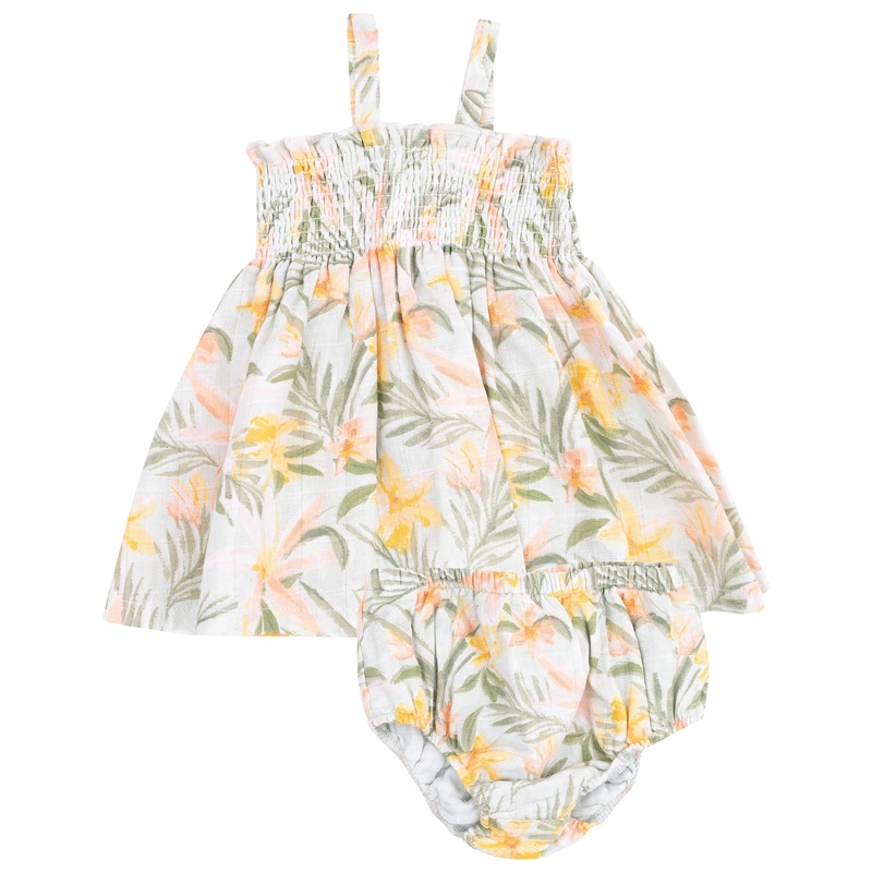Smocked Top & Bloomer – Island Floral