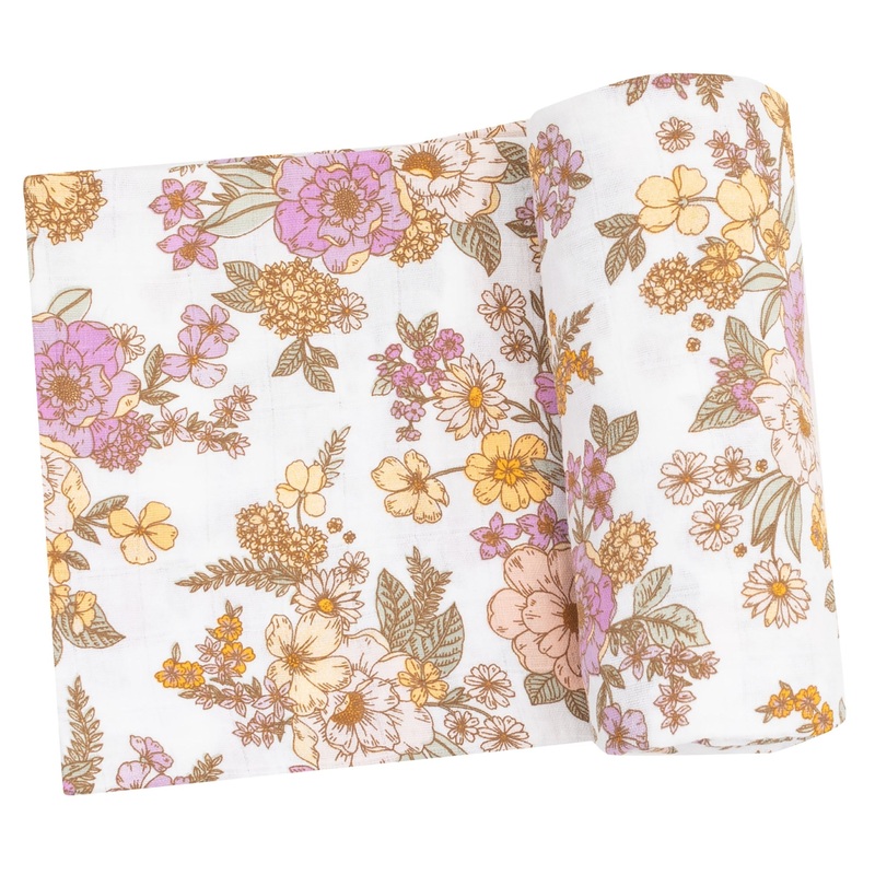 Swaddle Blanket – Anna May Floral