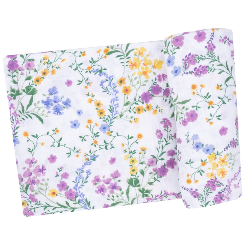 Swaddle Blanket – Cottage Climbing Floral