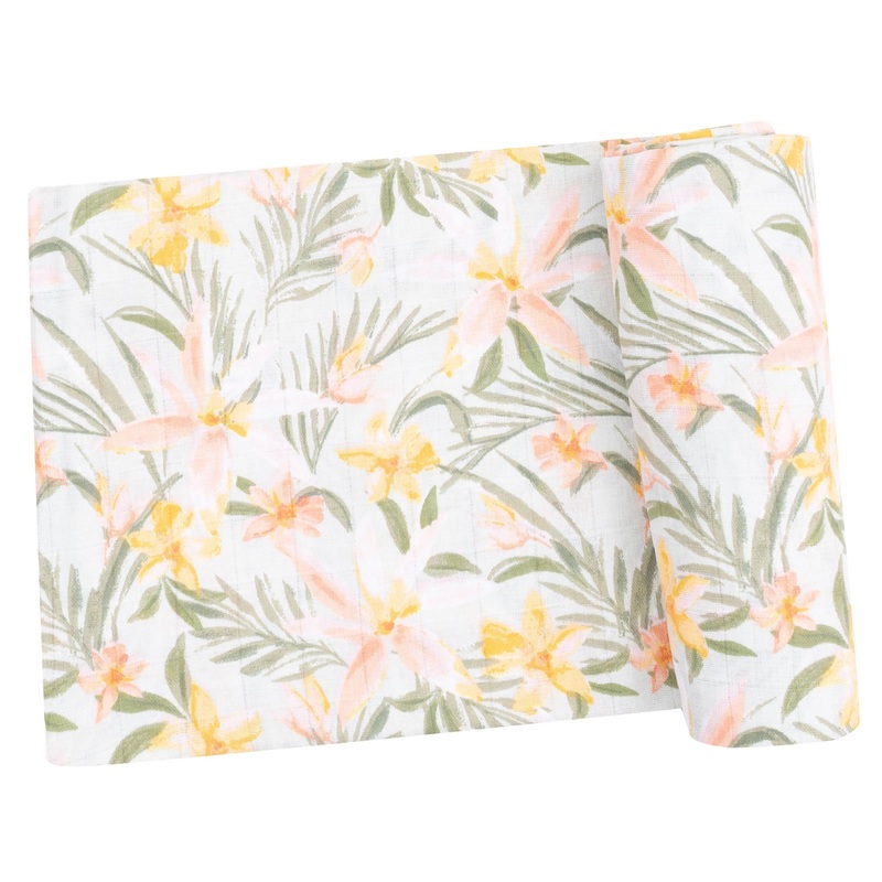 Swaddle Blanket – Island Floral