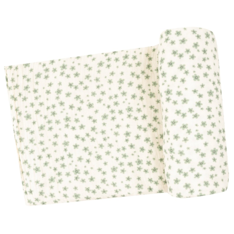 Swaddle Blanket – Jadeite Simple Floral