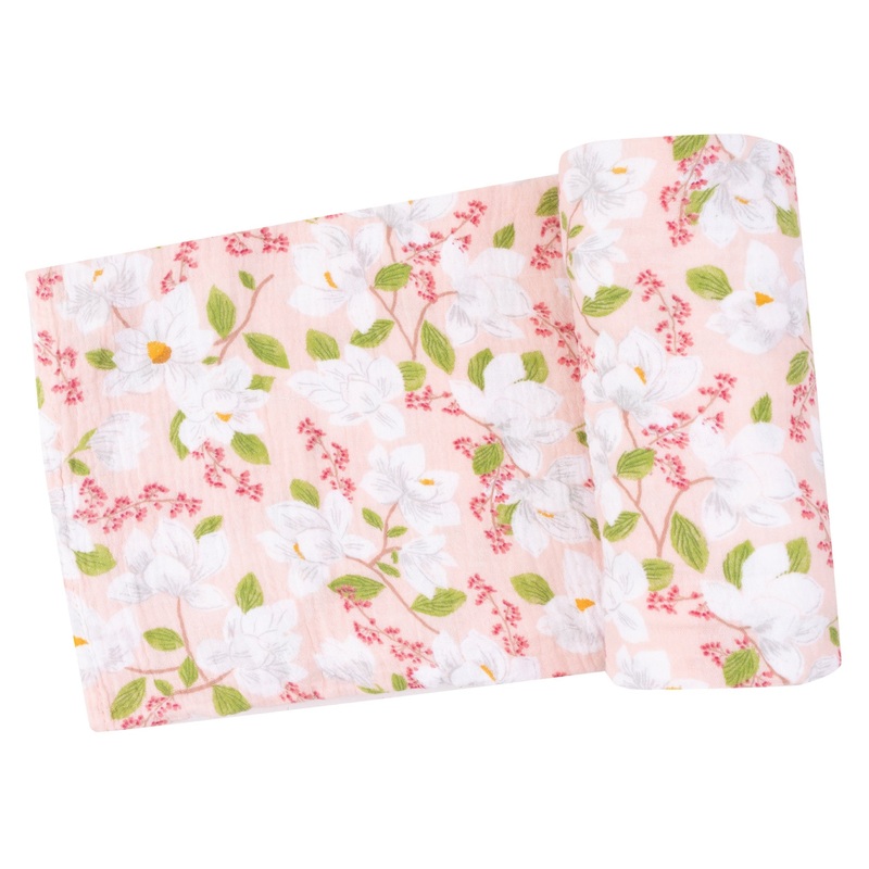 Swaddle Blanket – Magnolias