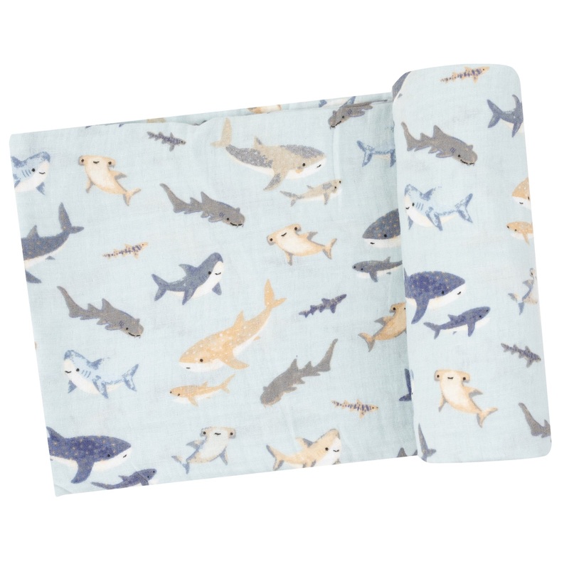 Swaddle Blanket – Sharks