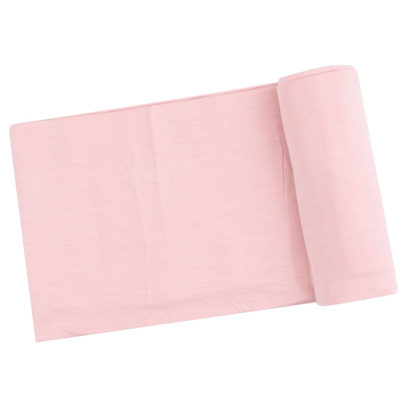 Swaddle Blanket – Solid Bridal Rose