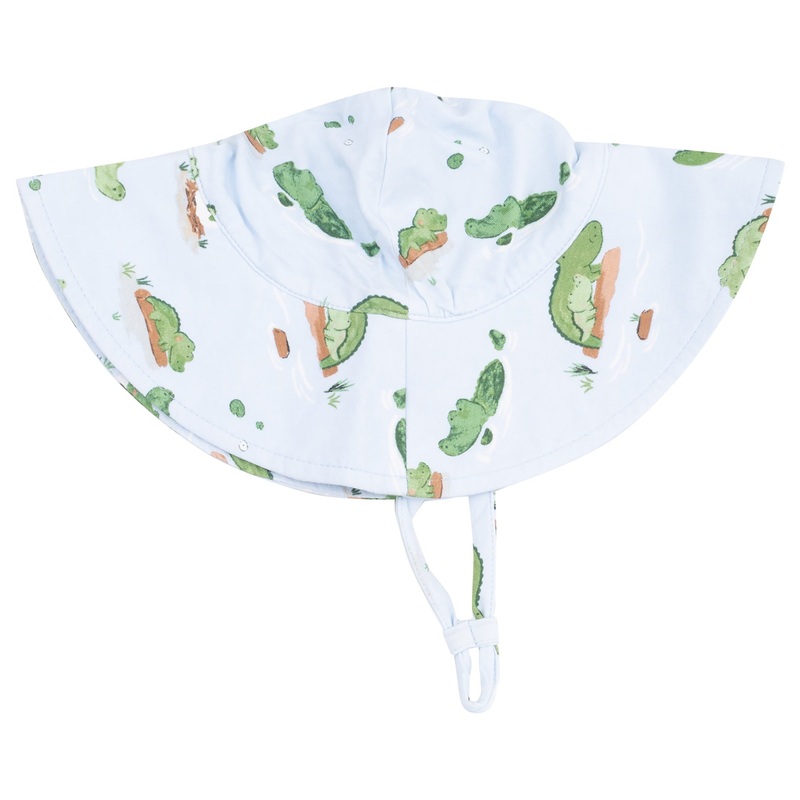 Wide Brim Sunhat – Alligator Blue