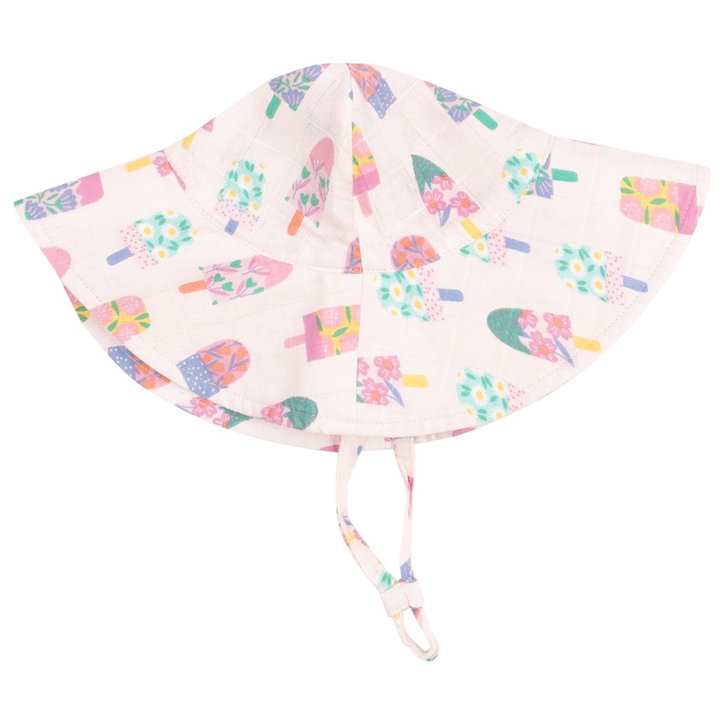 Wide Brim Sunhat – Floral Popsicles