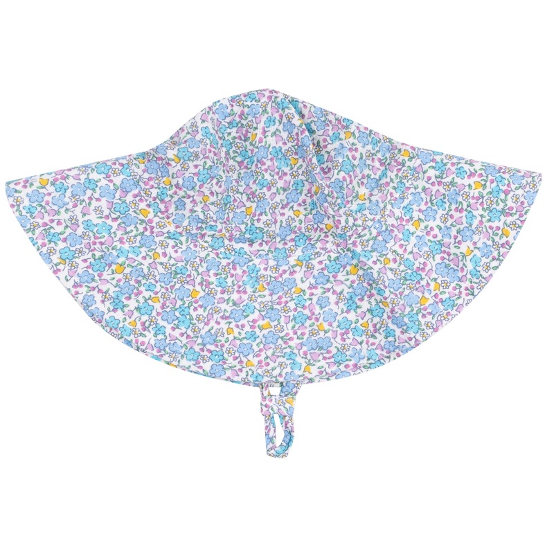Wide Brim Sunhat – Flowers and Berries