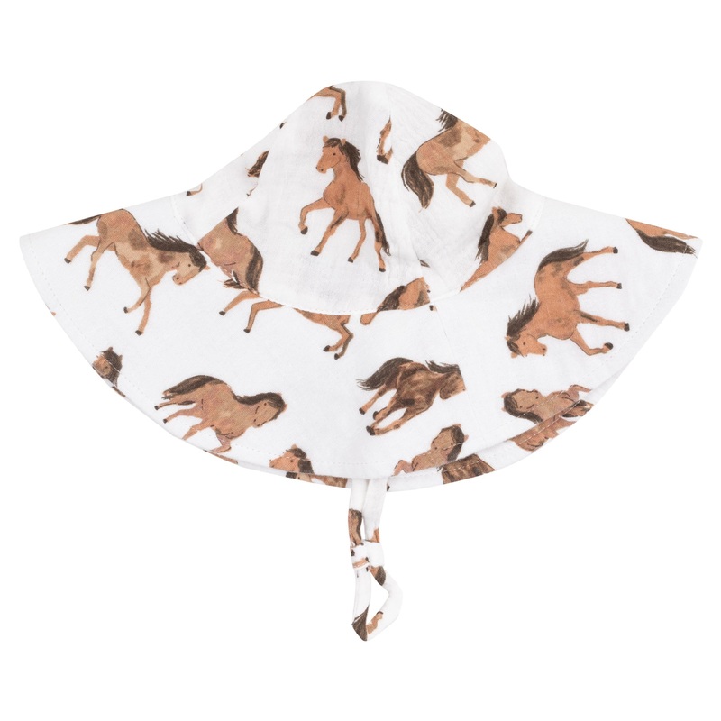 Wide Brim Sunhat – Horses