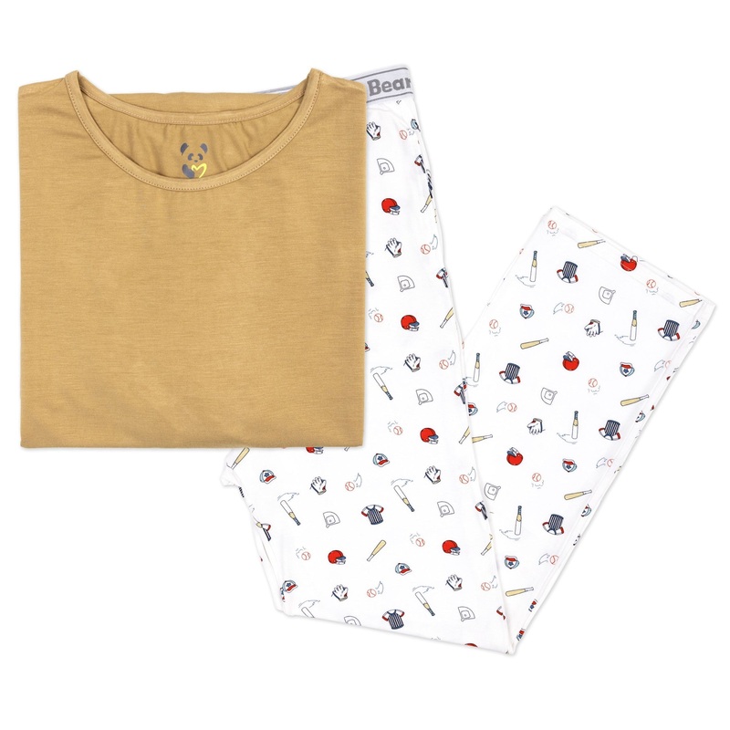 Baseball Bamboo Men’s Pajama Set