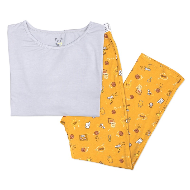 Basketball Bamboo Men’s Pajama Set