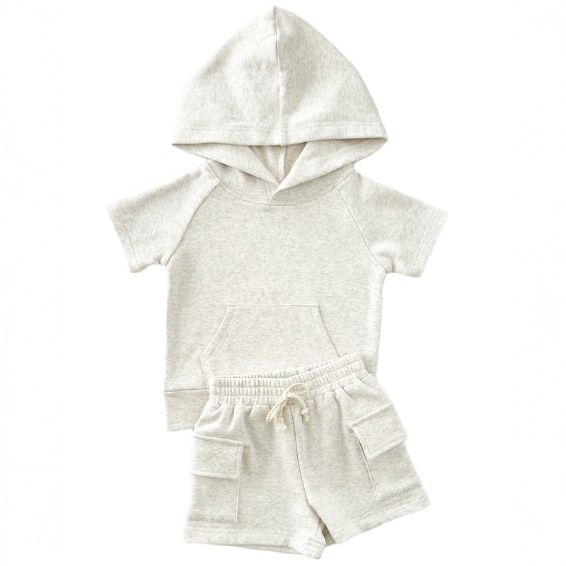Cargo Shorts Set | Oatmeal