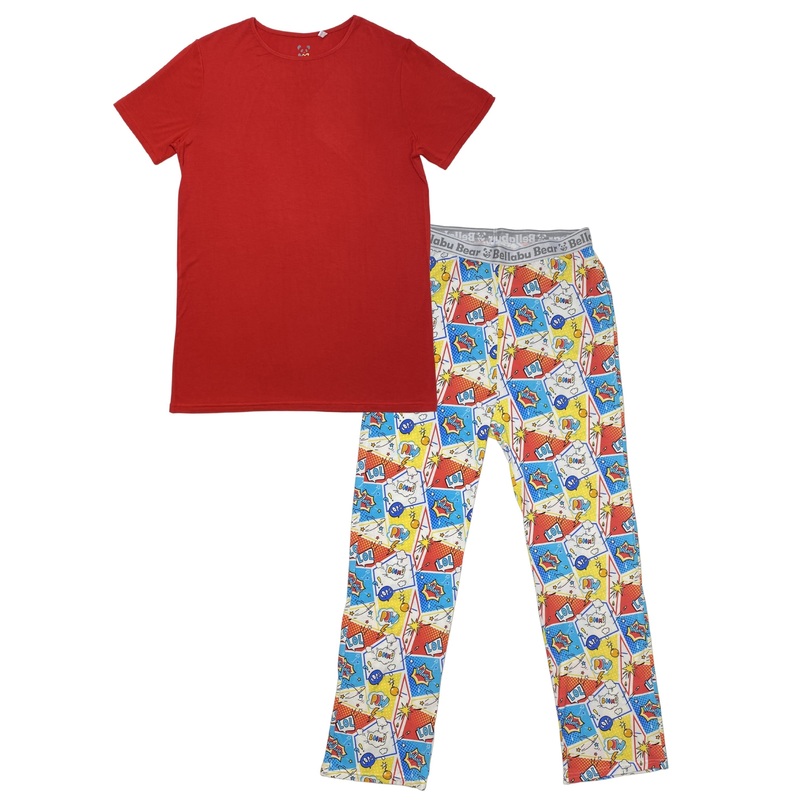Comic Hero Bamboo Men’s Pajama Set