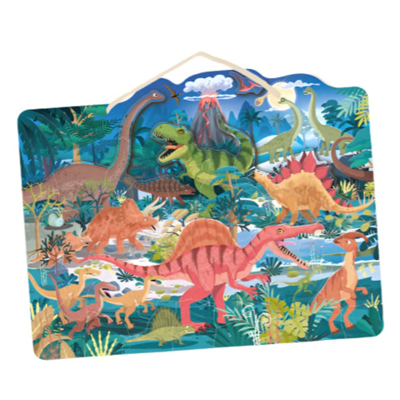 Dinosaur Magnetic Puzzle – 48 pieces