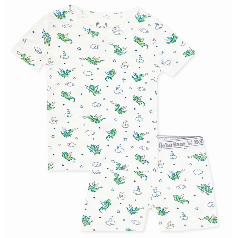 Dragon Bamboo Kids Pajama Short Set