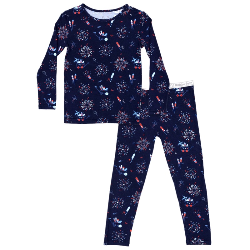 Fireworks Bamboo Kids Pajamas