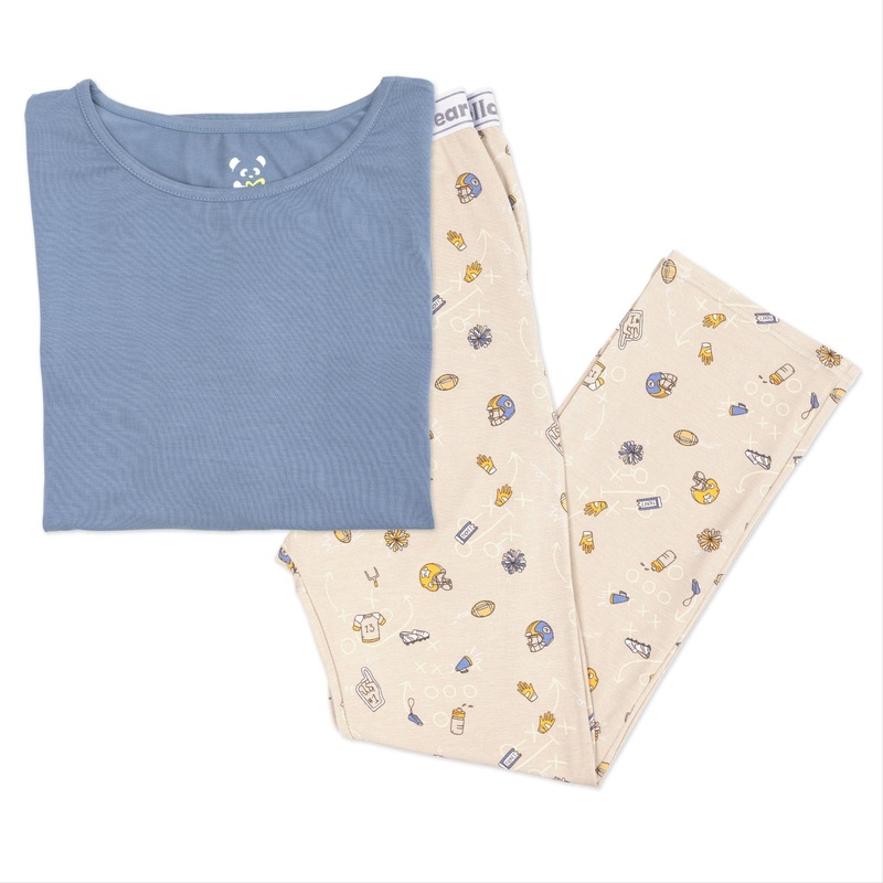 Football Bamboo Men’s Pajama Set