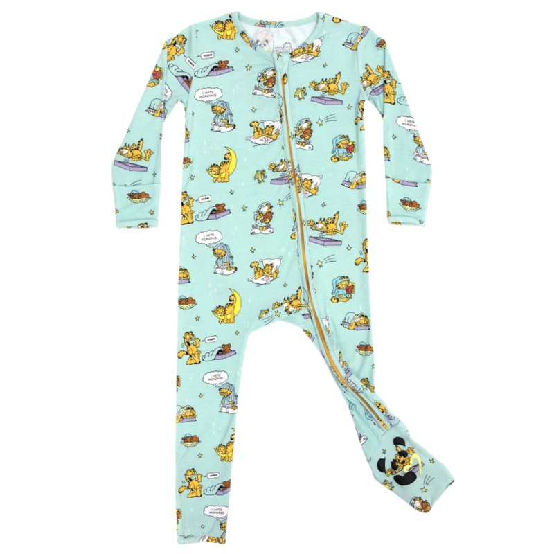 Garfield: Lazy Mondays Bamboo Convertible Footie