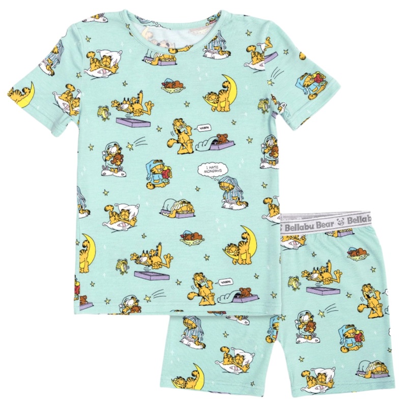 Garfield: Lazy Mondays Bamboo Kids Pajama Short Set