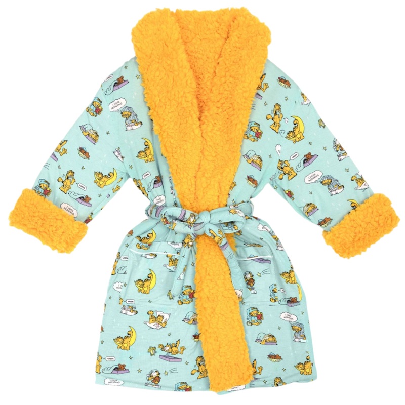 Garfield: Lazy Mondays Bamboo Kids Sherpa Robe