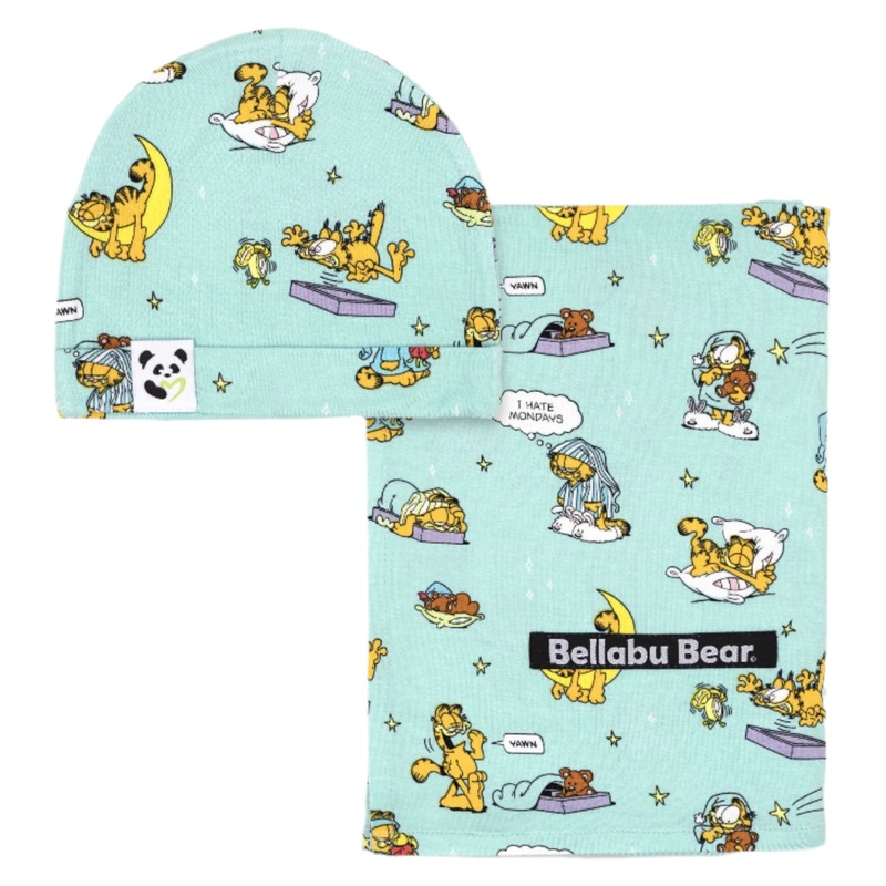 Garfield: Lazy Mondays Bamboo Swaddle & Beanie Set