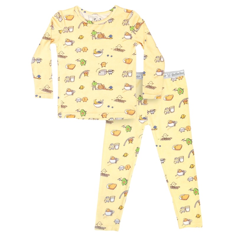 Love You Brunches Bamboo Kids Pajamas