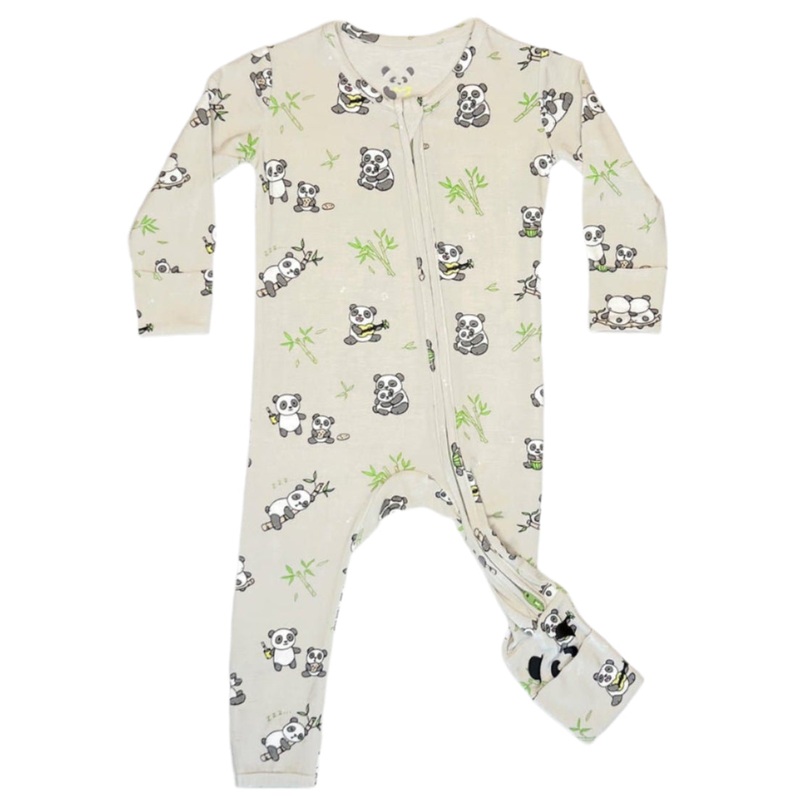 Panda Bamboo Convertible Footie