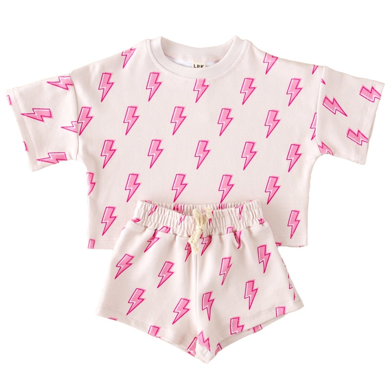 Shorts Set | Pink Bolts