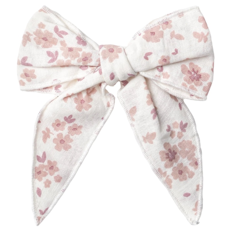 Organic Hair Bow Clip – Petit Floral