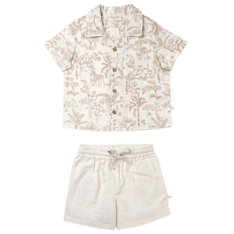 Organic Shirt & Shorts Set – Wild Tropics