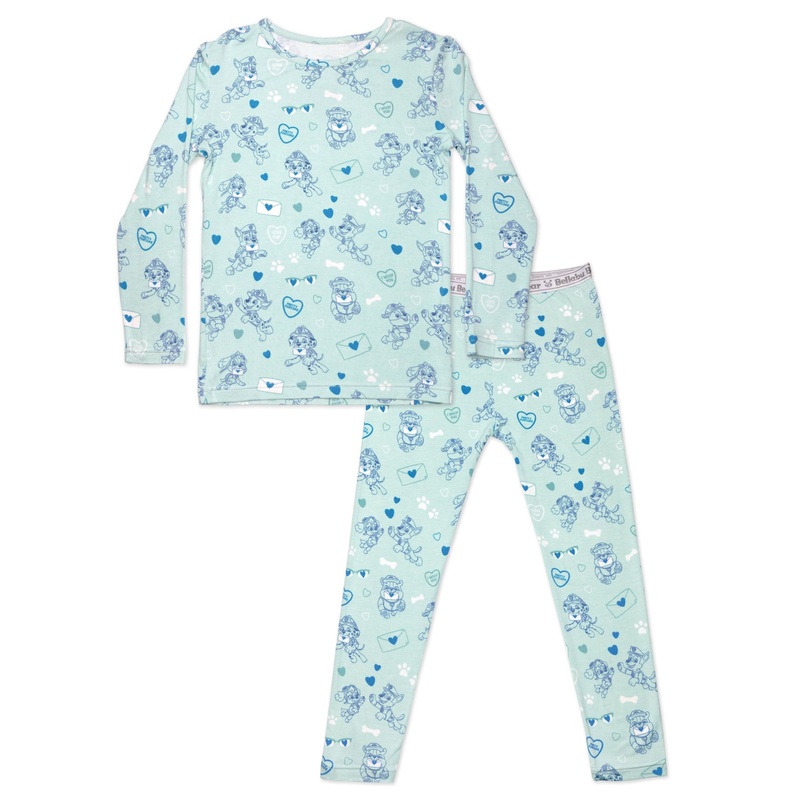PAW Patrol: I Woof You Blue Bamboo Kids Pajamas