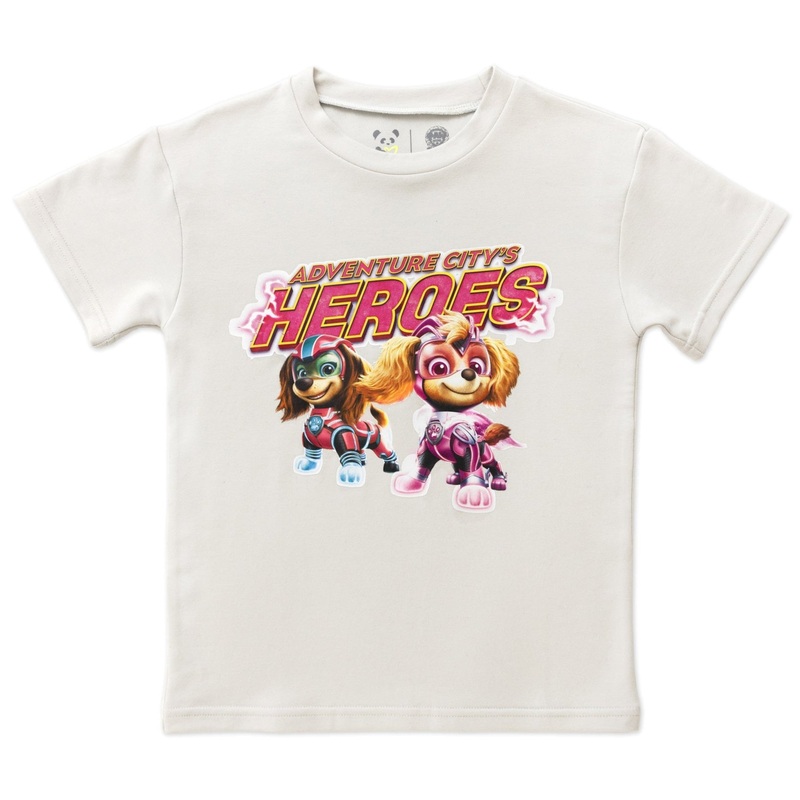 PAW Patrol: The Mighty Movie Girl Pups Bamboo Terry Kids Oversized T-Shirt