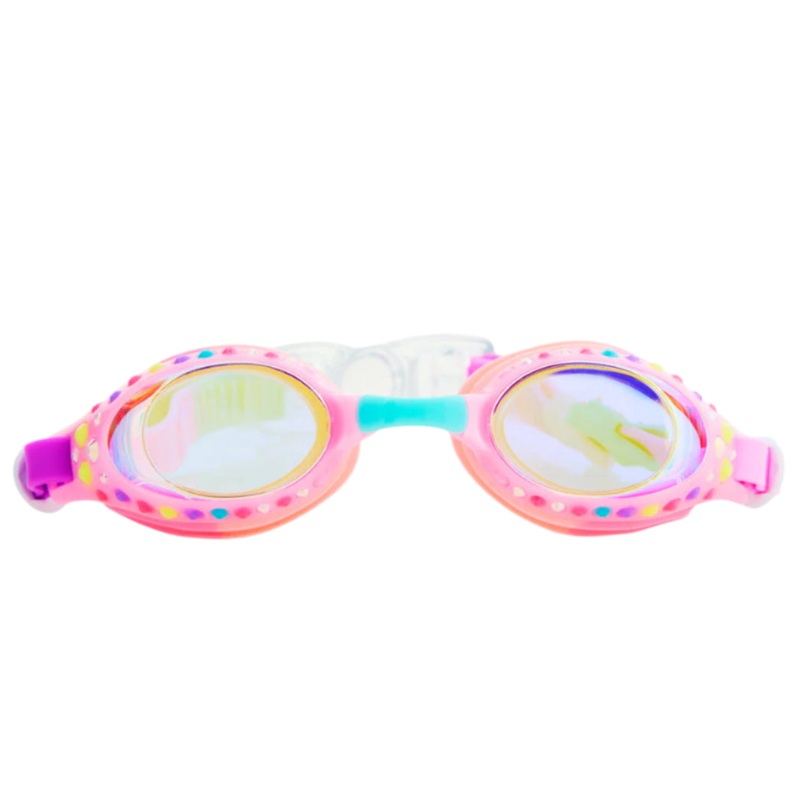 Pink Paradise Tropical Getaway Girl Kids’ Swim Goggles