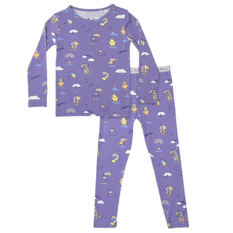 Rainbow Bear Bamboo Kids Pajamas