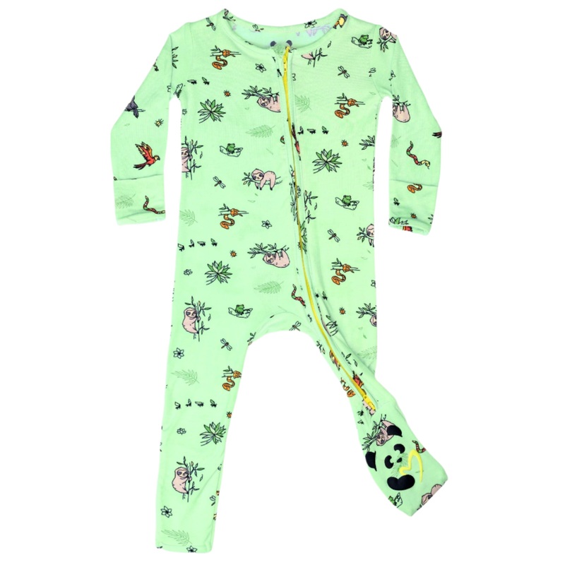 Rainforest Bamboo Convertible Footie